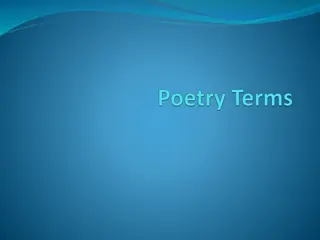 Elements of Poetry: Understanding Literary Devices and Forms