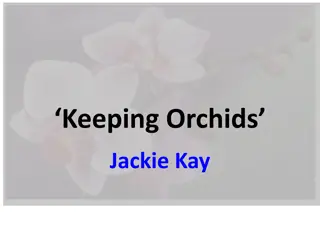 Reflections on the First Meeting: Keeping Orchids by Jackie Kay