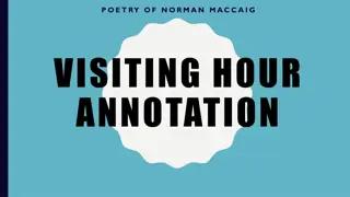 Exploring Norman MacCaig's Poem 'Visiting Hour'