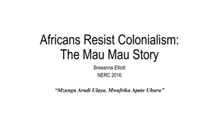 The Mau Mau Uprising in Kenya: A Struggle for Independence