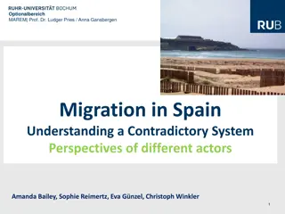 Migration in Spain: Understanding a Contradictory System