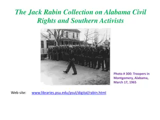 The Jack Rabin Collection: Alabama Civil Rights Movement