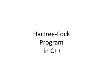 Guide to Setting Up and Coding a Hartree-Fock Program in C++