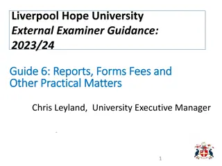 Liverpool Hope University External Examiner Guidance 2023/24