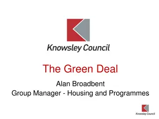 The Green Deal Scheme for Energy Efficiency in the UK