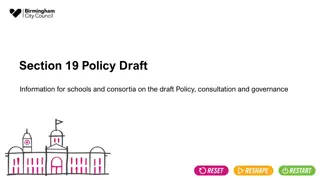 Section 19 Policy for Children's Education Provision