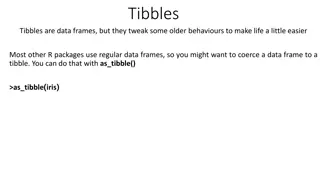 Understanding Tibbles in R Programming