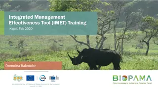 Integrated Management Effectiveness Tool (IMET) Training Session Overview