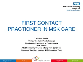 Advanced Musculoskeletal Care Implementation in Blackpool Community Services