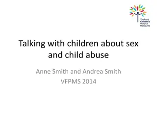 Talking with Children About Sex and Child Abuse: Guidance for Doctors