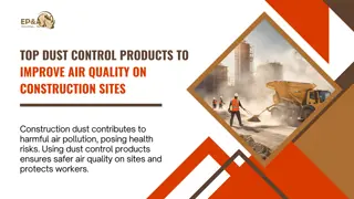 Top Dust Control Products to Improve Air Quality on Construction Sites