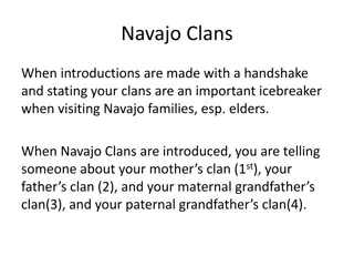 Traditional Customs and Cultural Values of Navajo, Hopi, and Southern Paiute Tribes