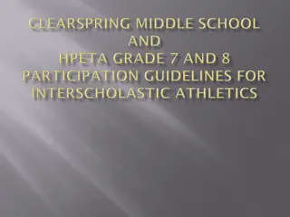 Guidelines and Philosophy for CMS Sports Teams