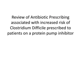 Antibiotic Prescribing Impact on Clostridium Difficile Risk in Patients on Protein Pump Inhibitors