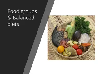 Food Groups and Balanced Diets