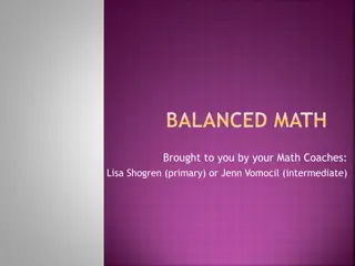 Balanced Math Program Overview