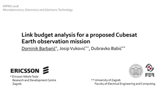 Link Budget Analysis for Cubesat Earth Observation Mission