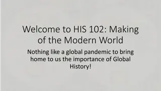 Engaging Overview of HIS 102: Making of the Modern World