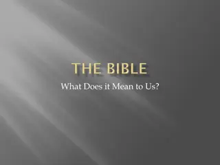 Exploring the Significance of the Bible in Christian Beliefs