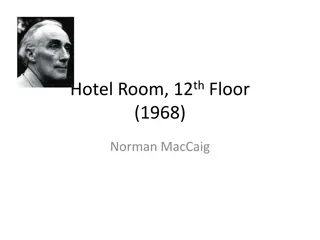 Hotel Room, 12th Floor: A Poetic Reflection on Urban Chaos by Norman MacCaig