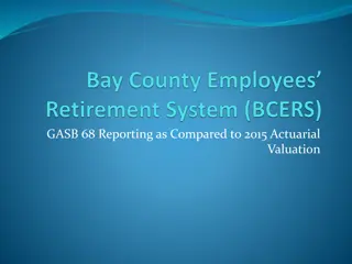 GASB 68 Reporting and Actuarial Valuation Comparison