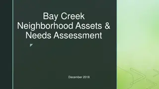 Bay Creek Neighborhood Assessment Overview