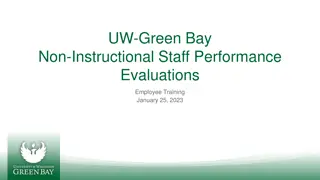 UW-Green Bay Non-Instructional Staff Performance Evaluation Training Overview