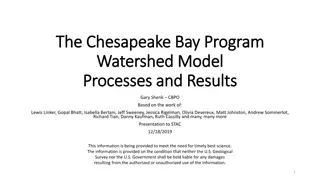 Chesapeake Bay Program Watershed Model Overview