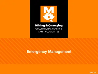 Mining and Quarrying Occupational Health and Safety Presentation