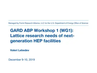 Lattice Research Needs for Next-Generation HEP Facilities