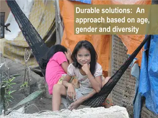 Durable Solutions Through an Age, Gender, and Diversity Approach