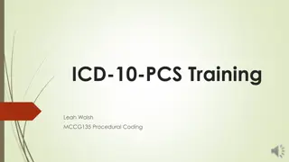 ICD-10-PCS Procedure Coding System