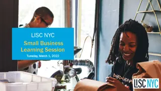 LISC NYC Small Business Learning Session - March 1, 2022