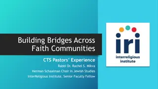 Interreligious Engagement in Faith Communities