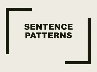 Sentence Patterns for Effective Writing