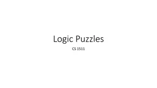 Engaging Logic Puzzles and Riddles