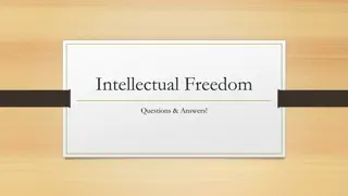 Intellectual Freedom and Censorship