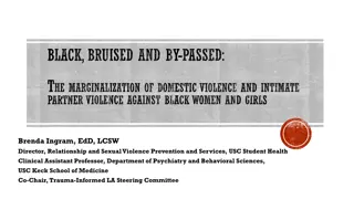 Marginalization of Domestic Violence Against Black Women