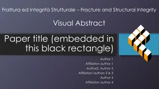 Fracture and Structural Integrity Visual Abstract