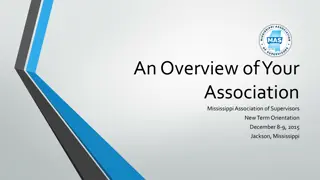 Overview of Mississippi Association of Supervisors