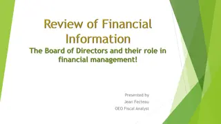 Fiscal Oversight and Responsibilities for Nonprofit Boards