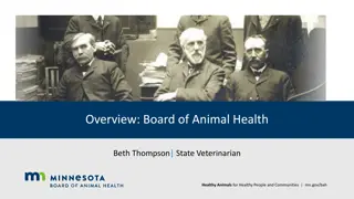 State of Animal Health: Serving People and Communities