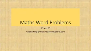 Challenging Math Word Problems for Elementary Students