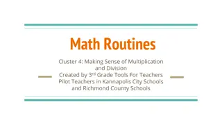 Exploring Multiplication and Division Strategies for 3rd Grade Math