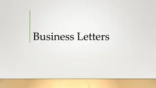 Effective Business Letter Writing Techniques