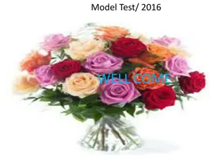 English Model Test 2016 - Teacher's Identity - Subjects - Questions - Passage