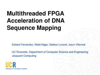 FPGA Acceleration of DNA Sequence Mapping using Multithreaded Architectures