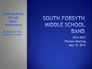 Exciting Overview of South Forsyth Middle School Band's Music Program