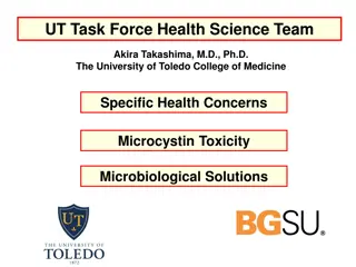 Comprehensive Approach to Address Microcystin Toxicity and Solutions by UT Health Science Team