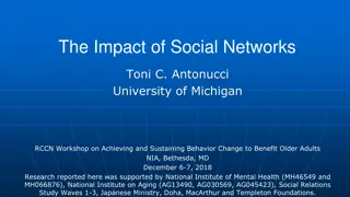 Understanding the Impact of Social Networks on Health and Well-being in Older Adults